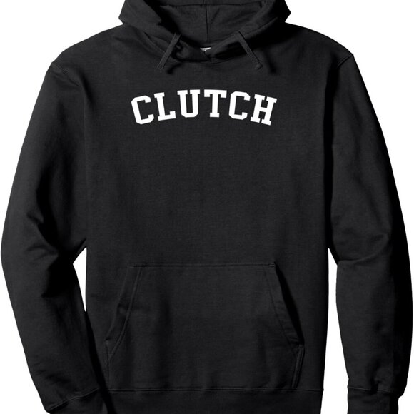 Versatile Black Pullover Hoodie with Hooded Neck - Classic College Style - Picture 1 of 2